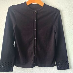 Fendi cardigan sweater button down with brand name